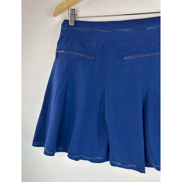 Title Nine Skort Skirt + Shorts Blue Tennis Pickleball Golf Flare Swing Size 2 - Picture 11 of 14